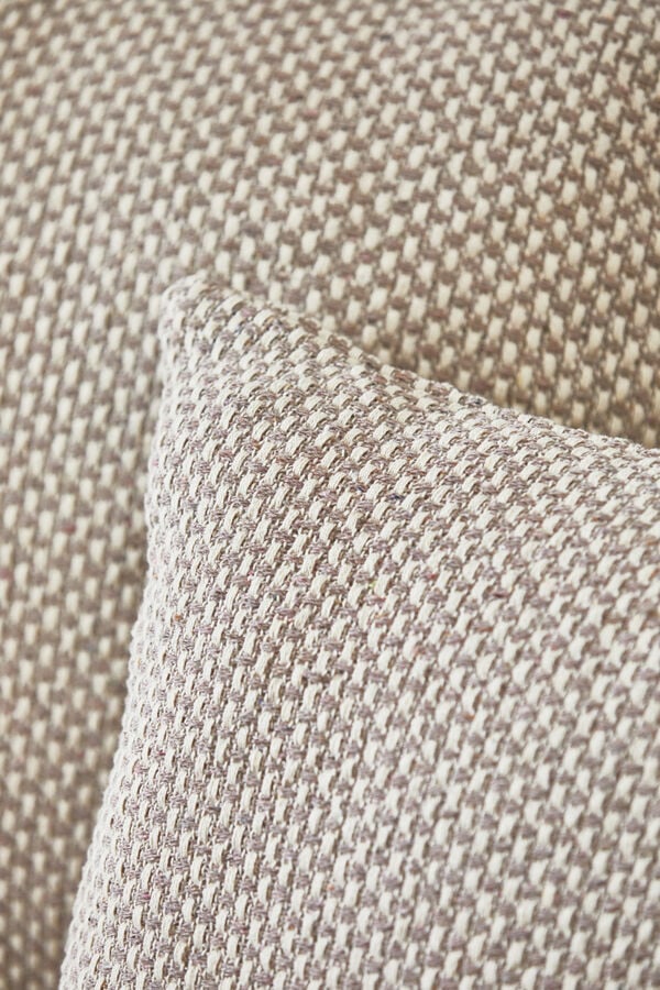 Womensecret Sahil beige two-tone woven cushion cover Bež
