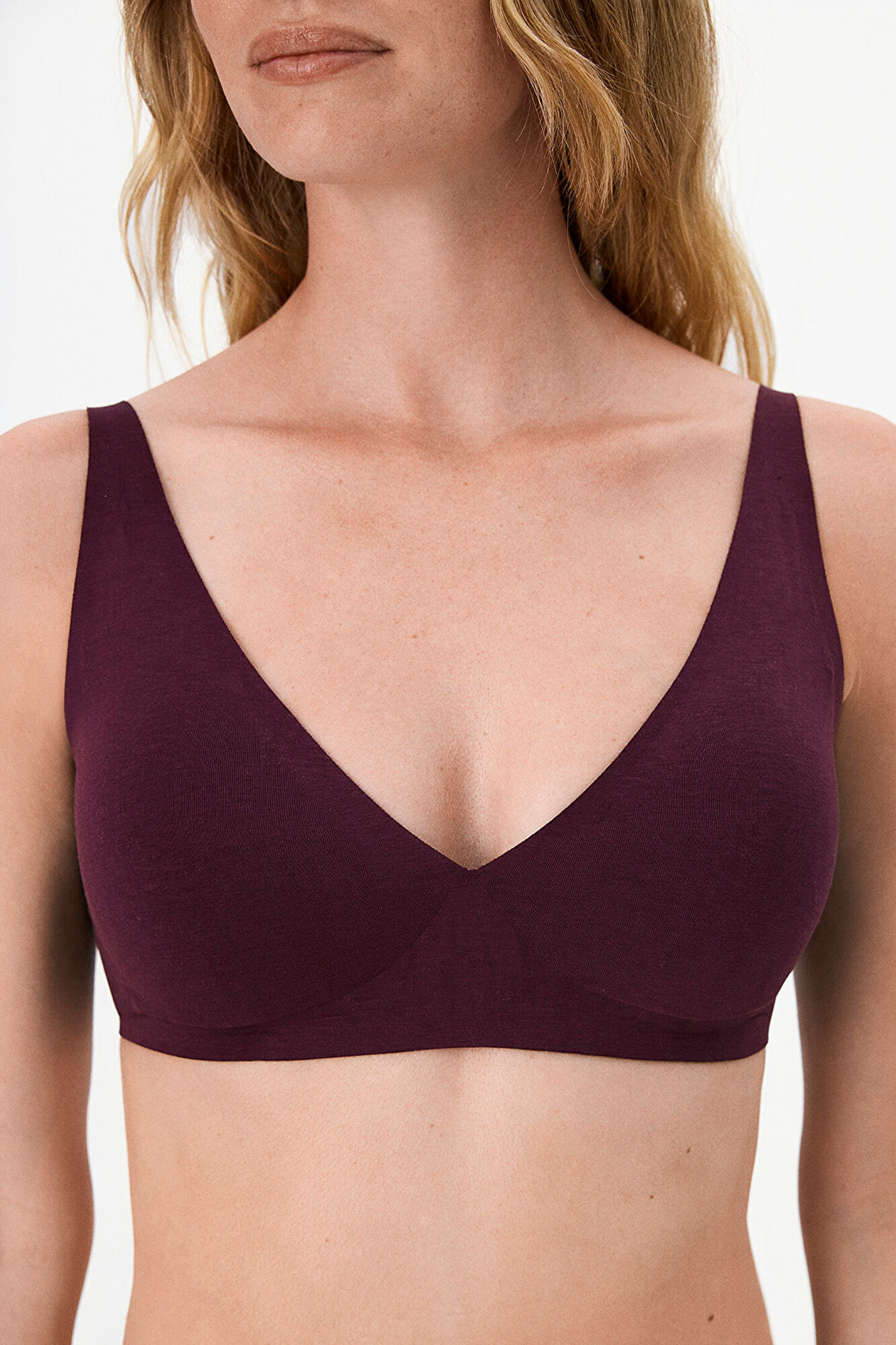 Penti Burgundy Bra with Removable Pads