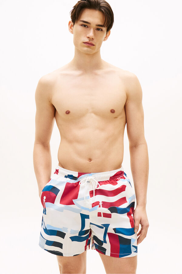 Tommy Hilfiger Flag print men's swimwear printed