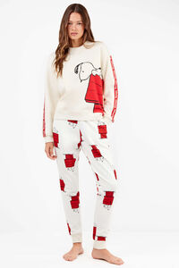 Gisela Conjunto de pijama el&aacute;stica extramacia da casa Snoopy