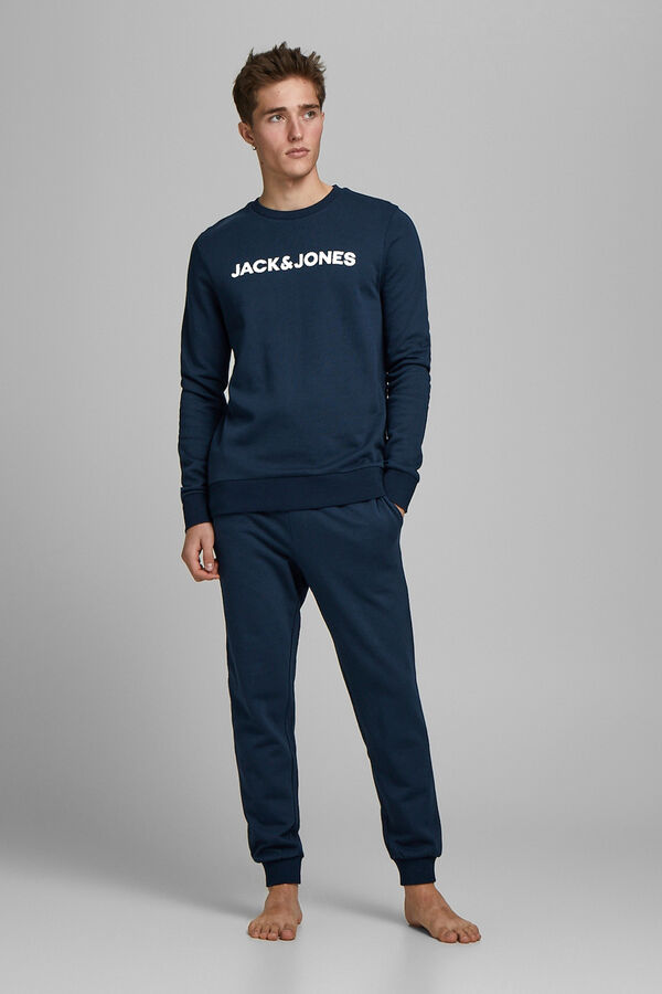 Jack & Jones Conjunto t-shirt e cal&ccedil;as  azul