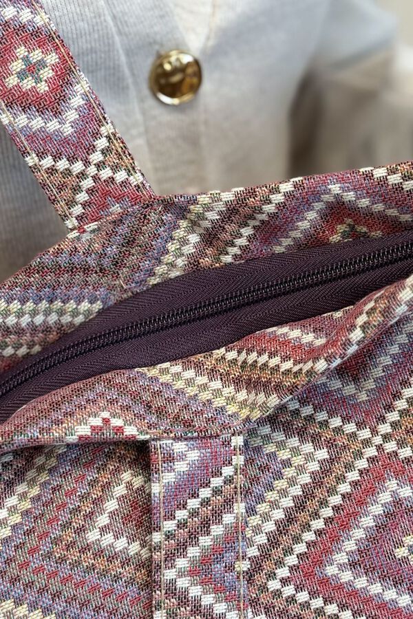 De La Mur Bolsa Grande Cremallera Nana morado/lila