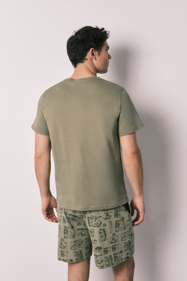 Women'secret Pyjama court pour homme en coton Lord of the Rings imprim&eacute;