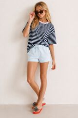 LMTD Striped T-shirt blue