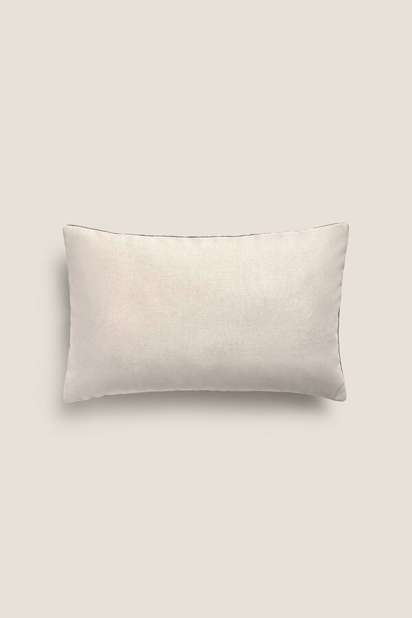 Womensecret Cotton velvet cushion cover gris