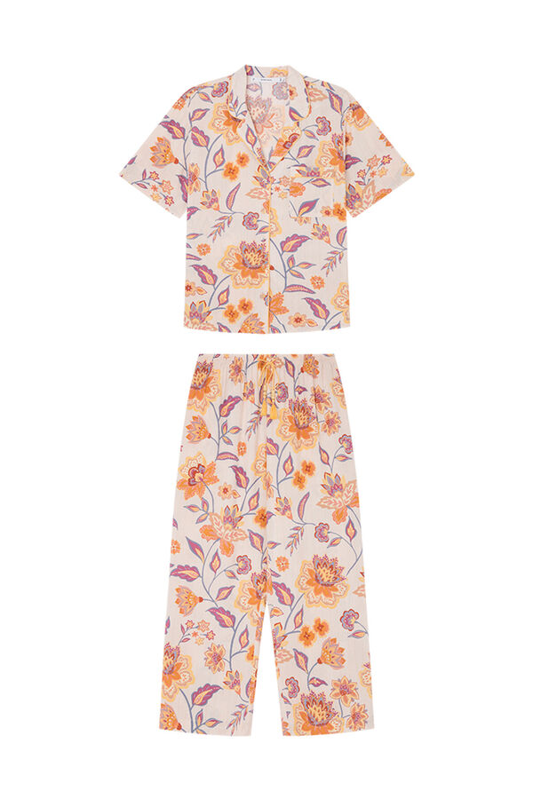 Womensecret Classic pyjamas in all-over paisley print S uzorkom