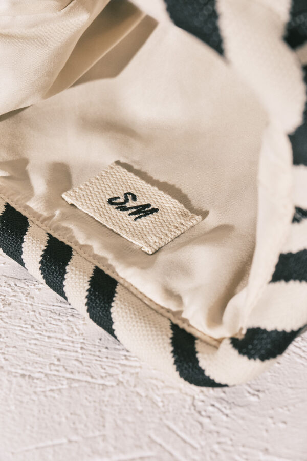 Women'secret Necessaire m&eacute;dia estampado zebra preto