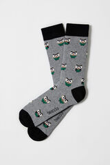 Besocks Owl high socks BESOCKS grey