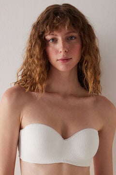 Womensecret Strapless underwire bra white