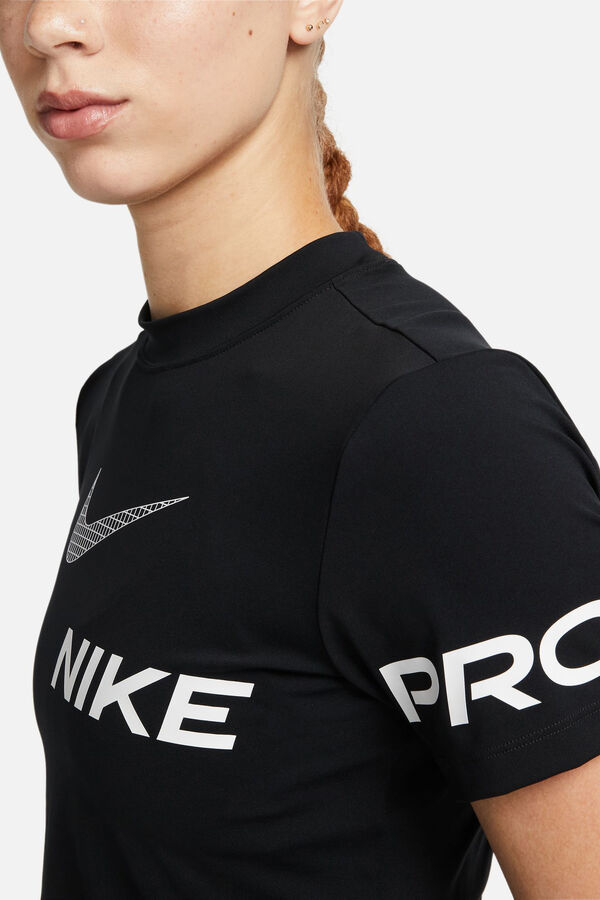 Womensecret Camiseta Nike Crop Dri-fit Schwarz