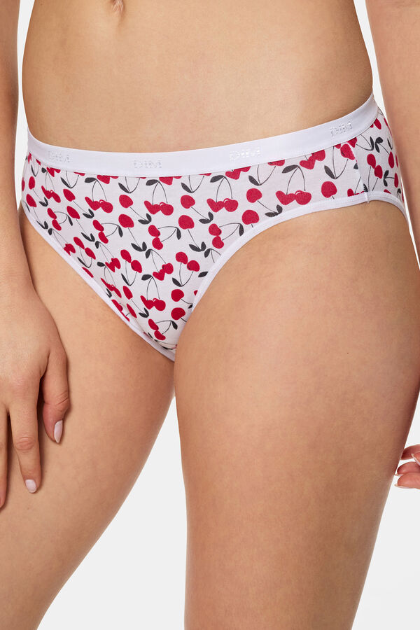 DIM Pack 3 bragas cl&aacute;sicas estampado