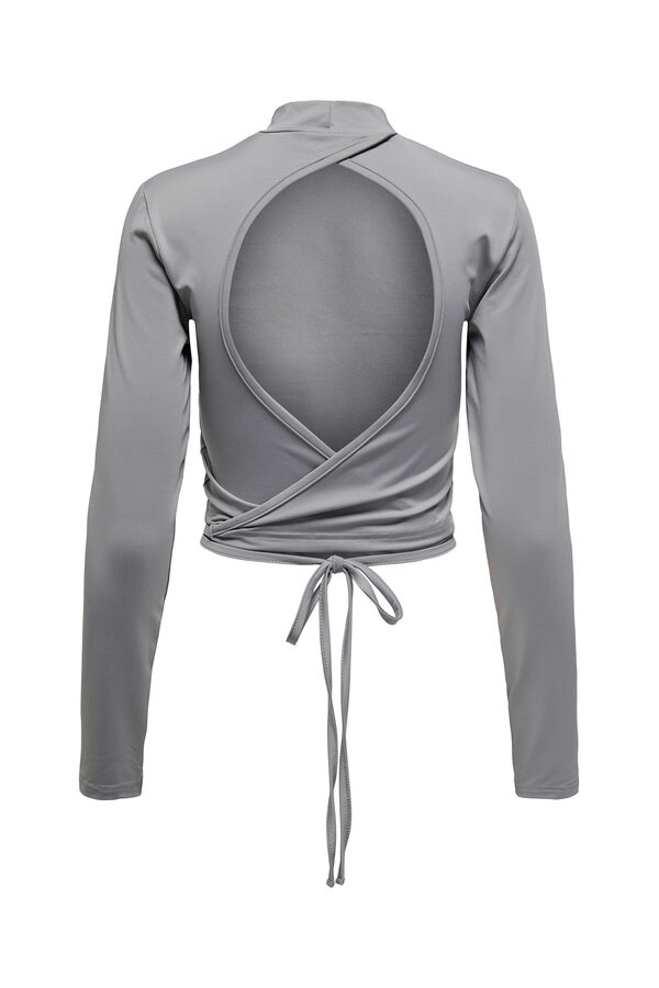 Only Play Lang&auml;rmelig Ballett T-Shirt Grau