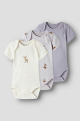 Name it Pack de bodies manga corta morado/lila