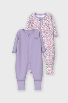 Womensecret Set bestehend aus zwei Baby-Schlafanzügen für Mädchen Rosa