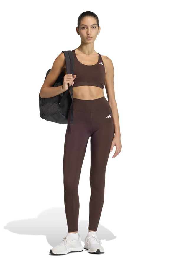 Adidas Sujetador deportivo Optime Essentials marr&oacute;n