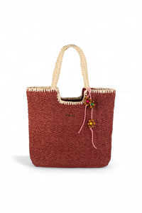 Kbas Mala tote em fibra natural