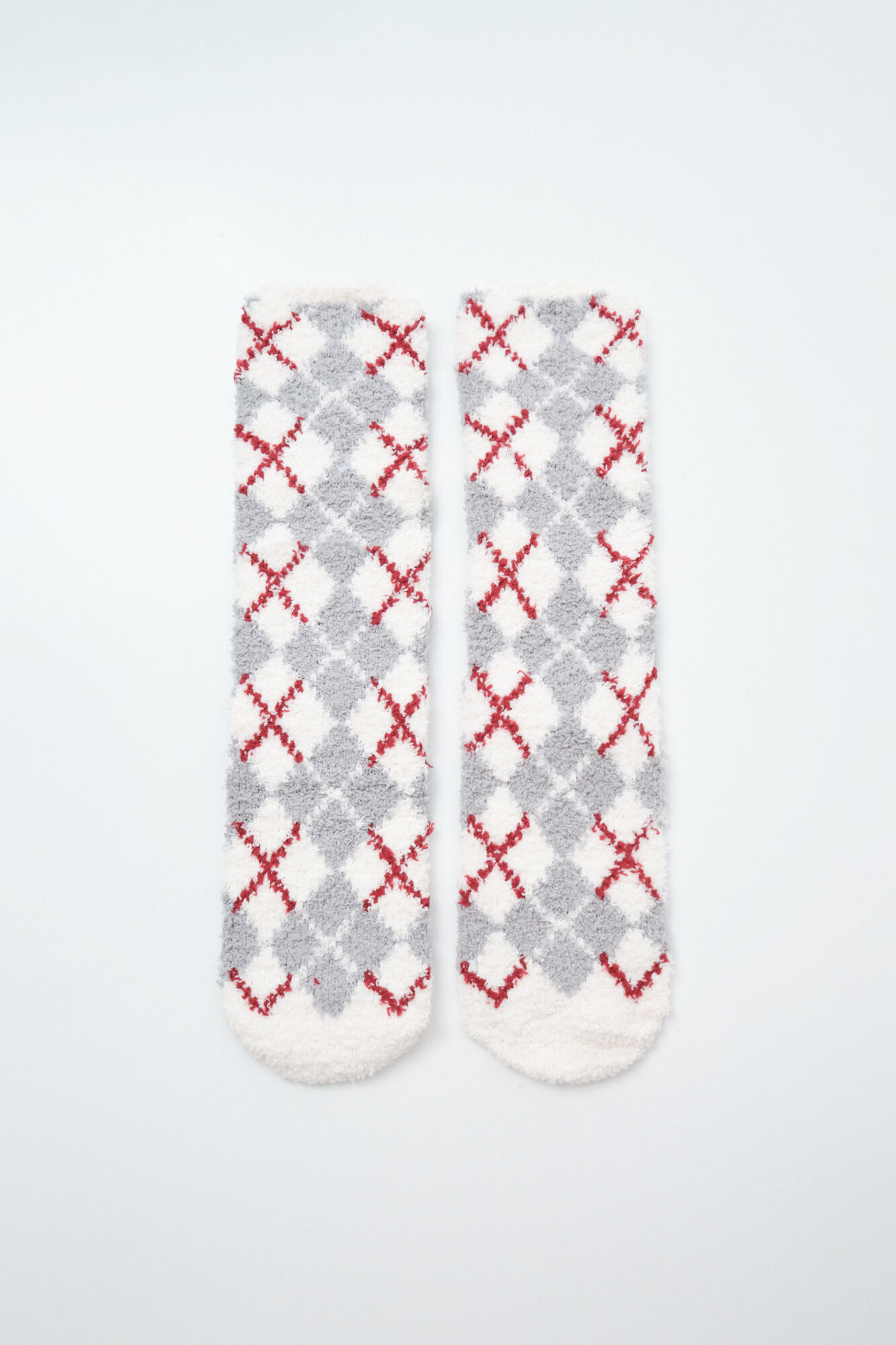 Women'secret Beige argyle print long socks