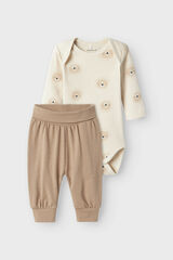 Name it Set león bebé neutro gris