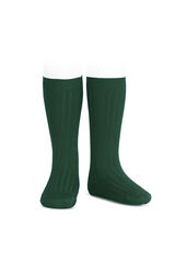 Condor Essentials ribbed high socks green
