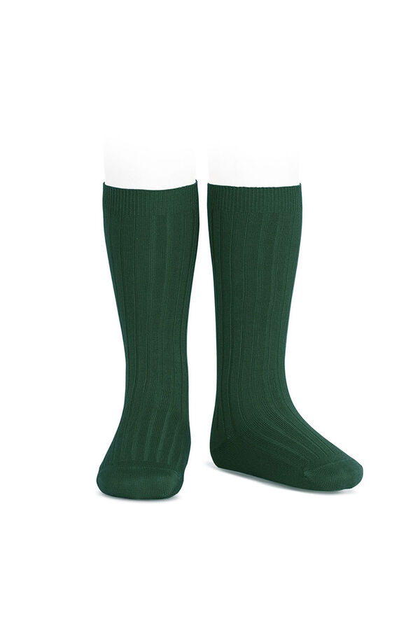 Condor Essentials ribbed high socks green