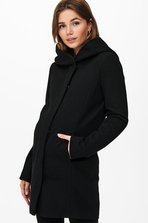 Womensecret Maternity coat with hood fekete