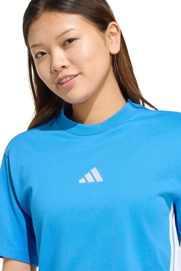 Adidas Camiseta casual 3 bandas Essentials estampado