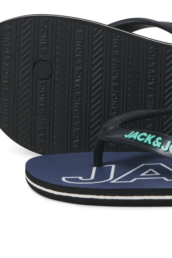 Jack & Jones Logo flip-flop style sandal blue