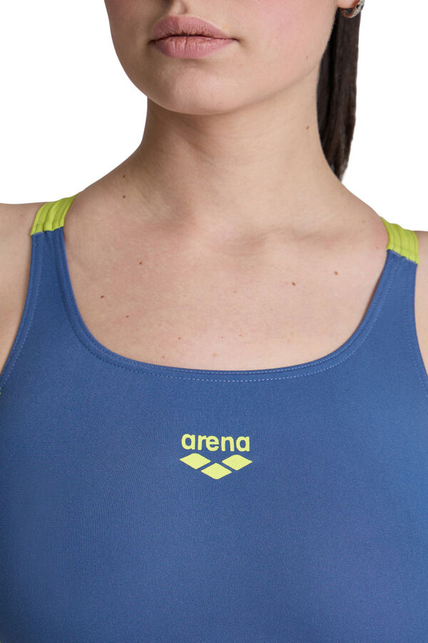 Womensecret Plain arena Performance Graphic Swim Pro Back swimsuit for women  gris