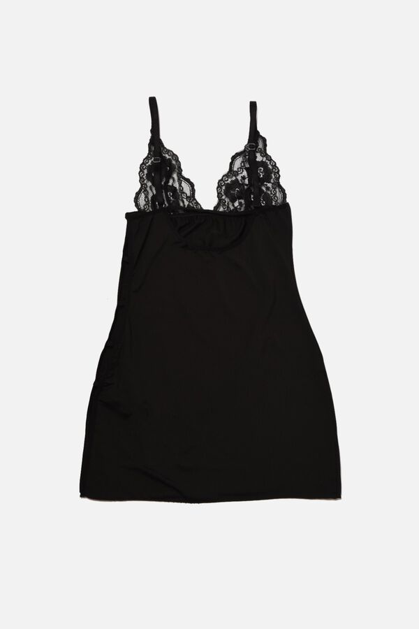 Trendyol Camis&oacute;n picard&iacute;as lencero aberturas negro