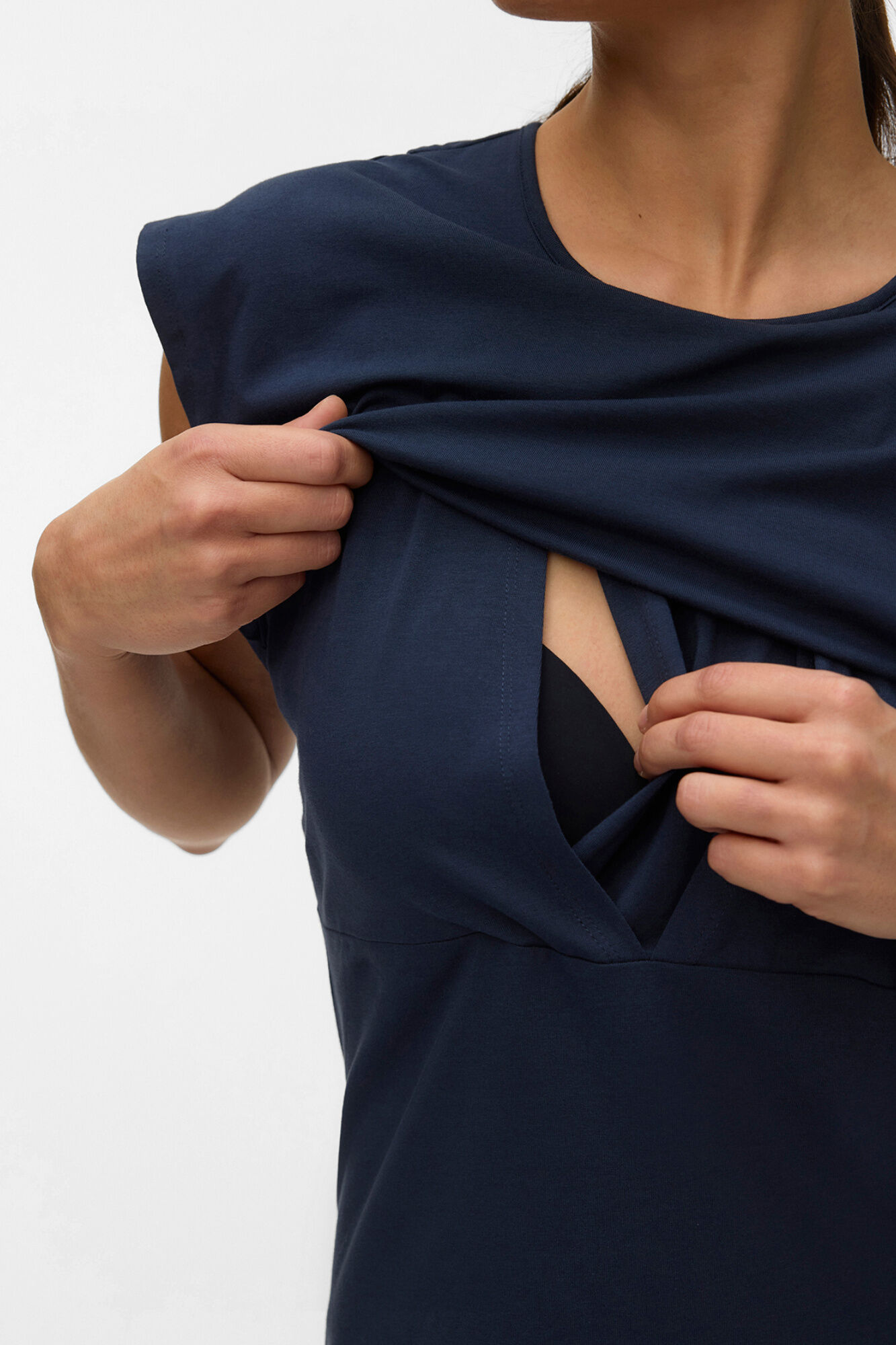 Mamalicious Kurzes Maternity- und Stillkleid