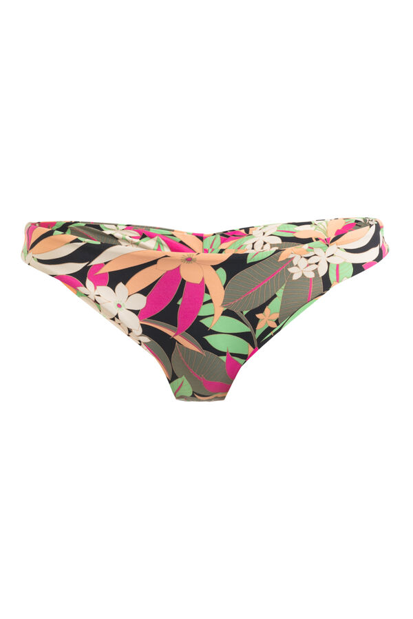 Womensecret Women's cheeky bikini bottoms - Printed Beach Classics  Siva