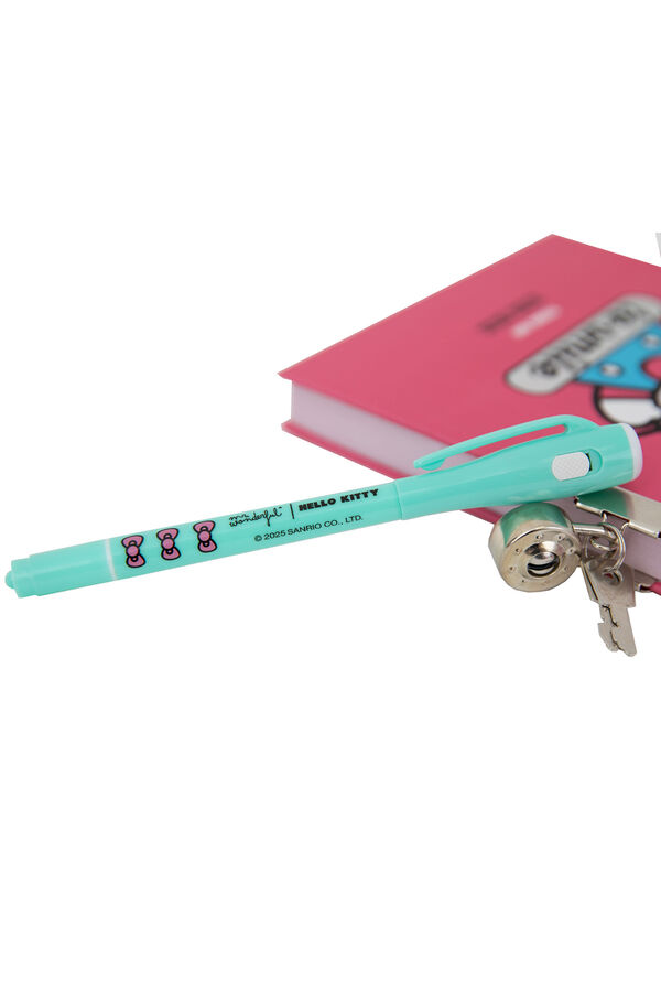 Mr. Wonderful Set of 2 Bo-Bo Hello Kitty erasable pens - Hello Kitty and Kuromi printed