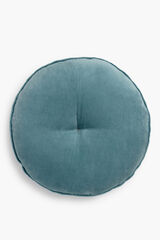 Calma House Coj&iacute;n Velur Azul claro azul