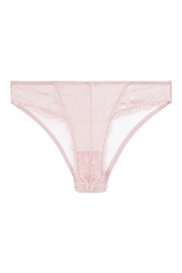Dorina Culotte br&eacute;silienne parfaite en dentelle rose