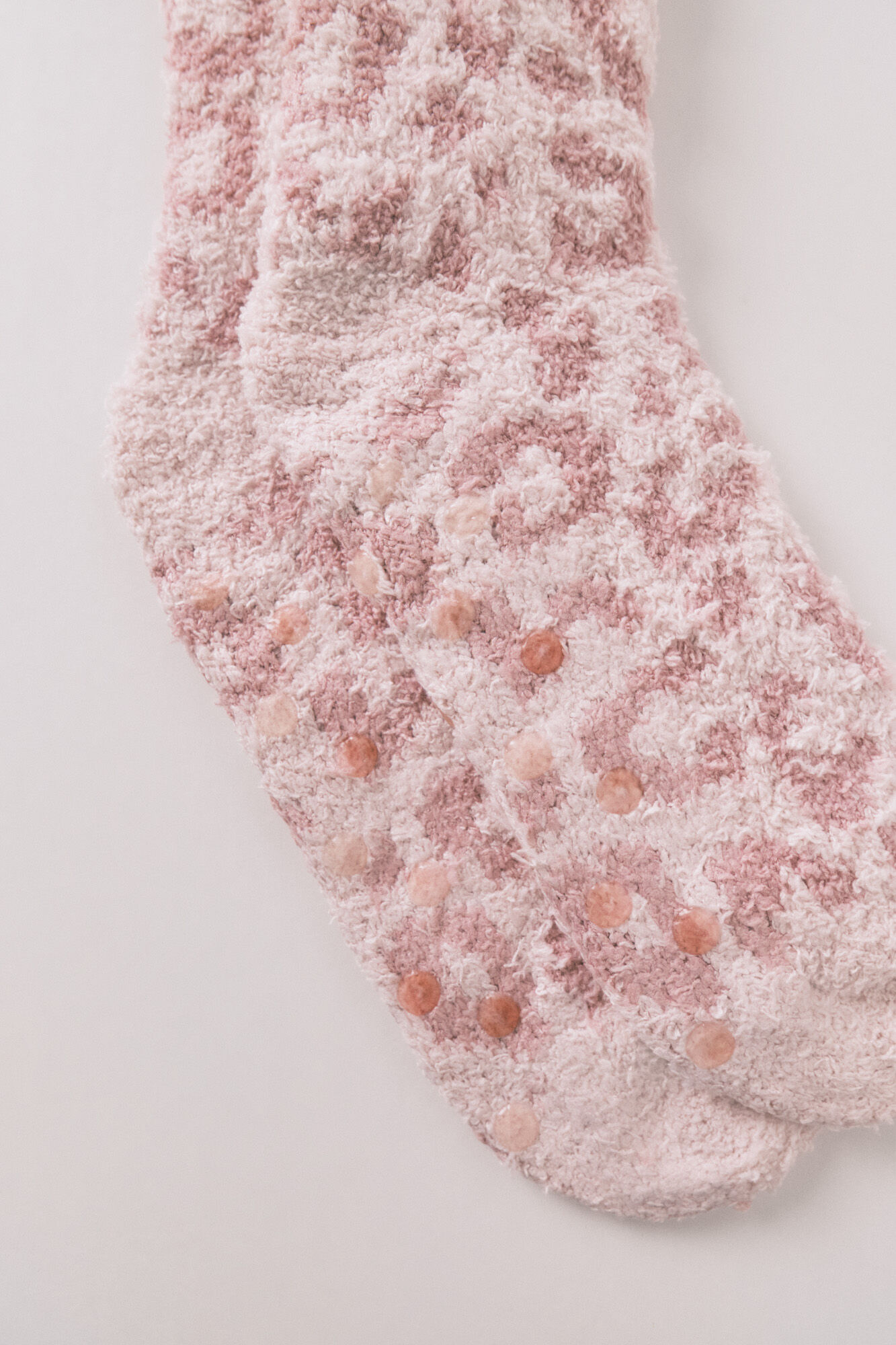 Women'secret Calcetines largos leopardo rosa