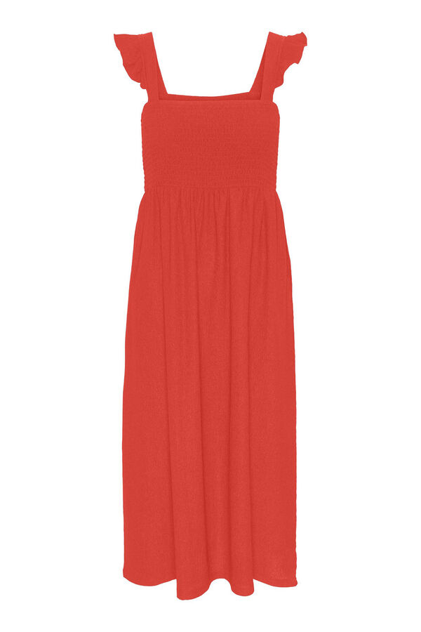 Womensecret Long strappy dress rouge