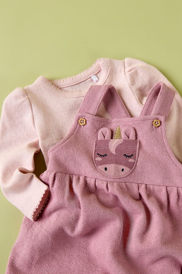 Name it Baby dungarees rose