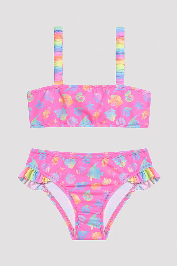 Womensecret Girl'S pink Bikini Set imprimé