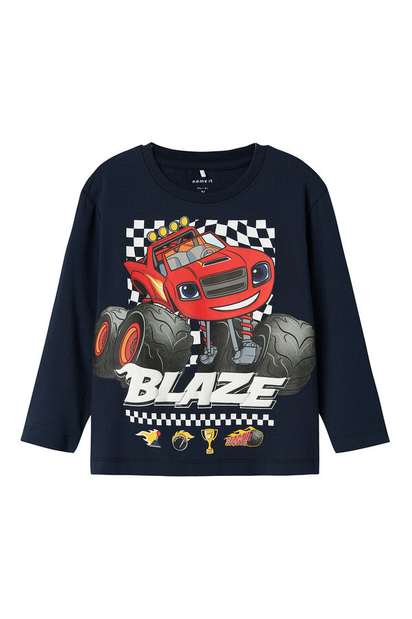 Name it T-shirt Blaze para menino azul