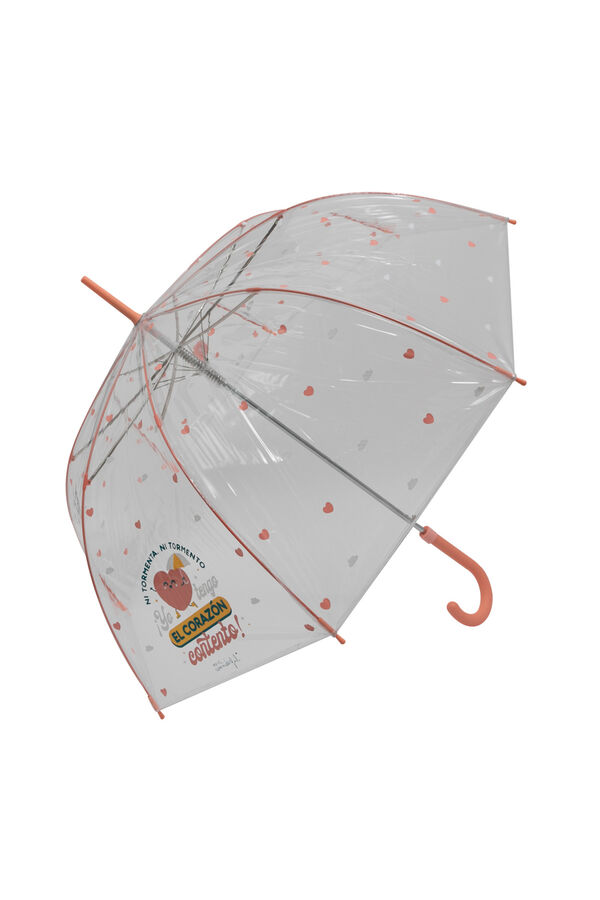 Womensecret Large transparent umbrella imprimé