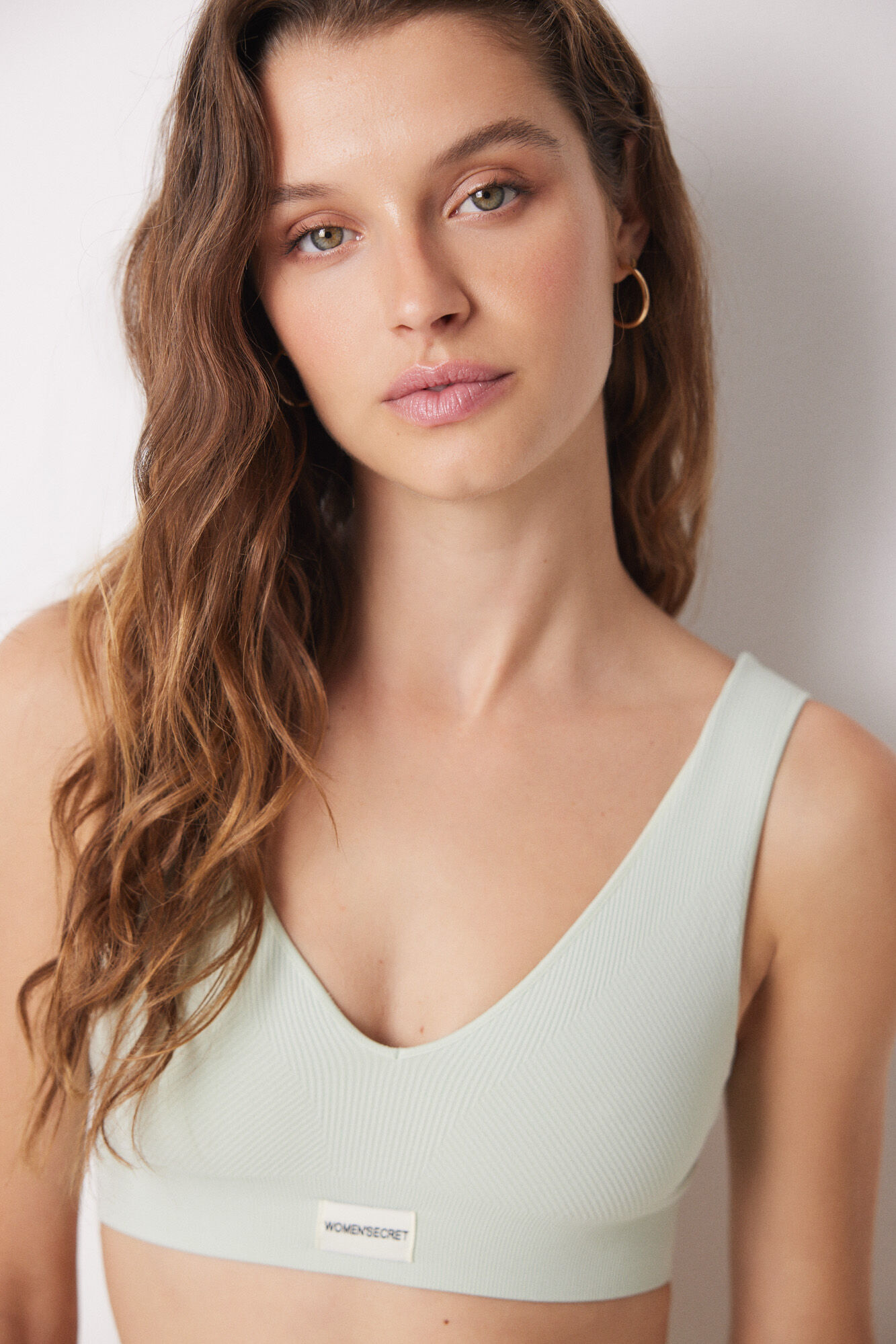 seamless triangle bralette