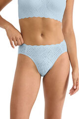 Sloggi Braga alta encaje invisible azul