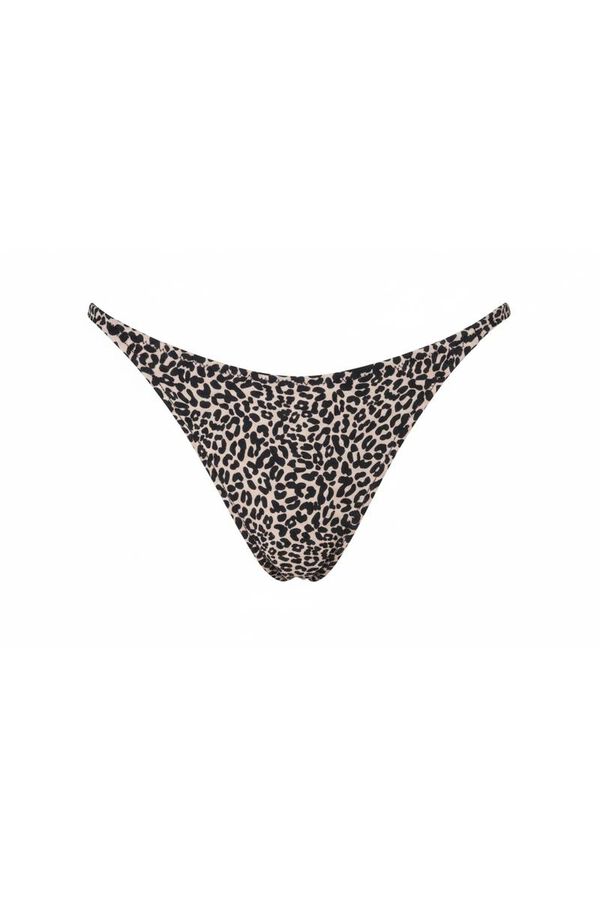 Women'secret Leopard print thong bikini bottoms white