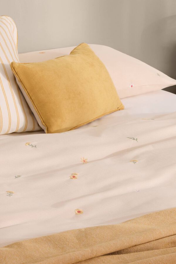 Textura Funda n&oacute;rdica con bordada estampado