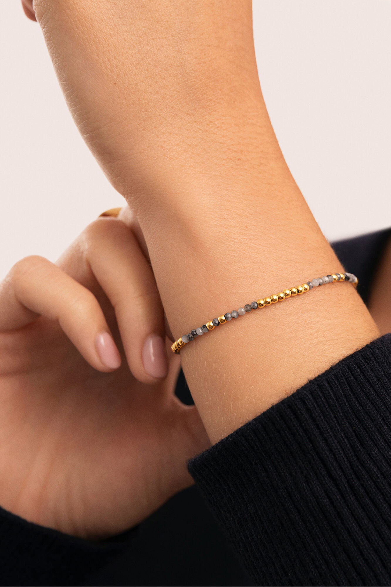 Singularu Abendarmband aus vergoldetem Stahl