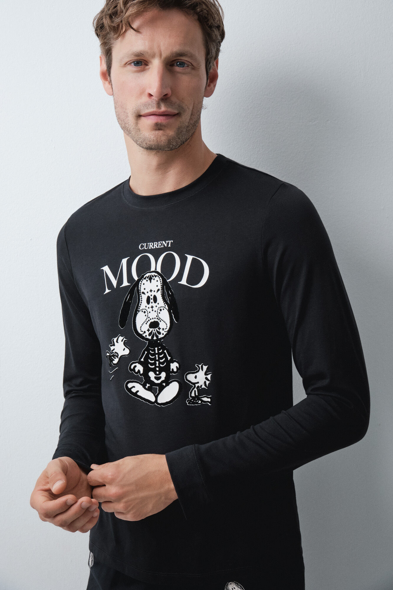 Women'secret Pyjama long en coton Snoopy Halloween