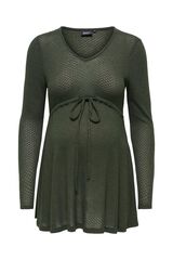 Only Maternity Maternity long sleeve top green