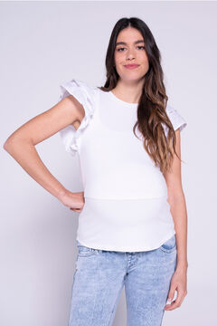 Womensecret Nursing short sleeve T-shirt Weiß