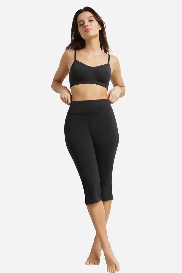 DIM Microfibre short leggings black