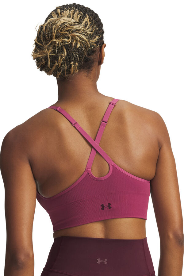 Under Armour Women's low-support sports bra rose